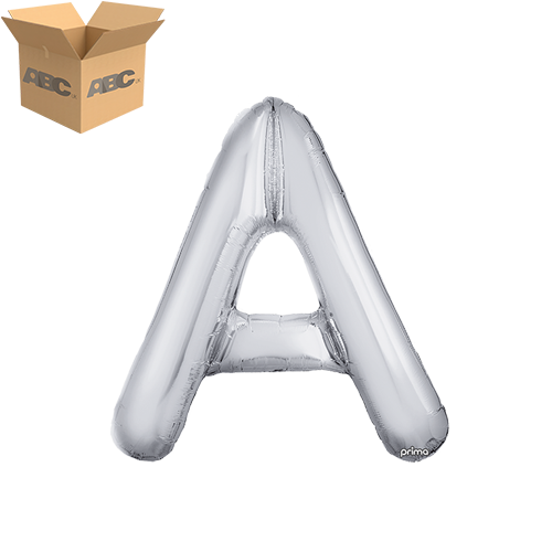 16" Silver Letter A (Case of 50)