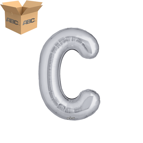 16" Silver Letter C (Case of 50)