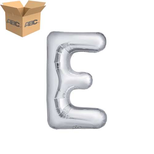 16" Silver Letter E (Case of 50)