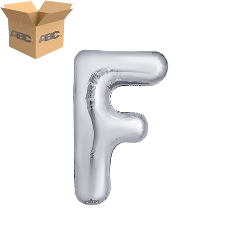 16" Silver Letter F (Case of 50)