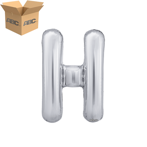 16" Silver Letter H (Case of 50)