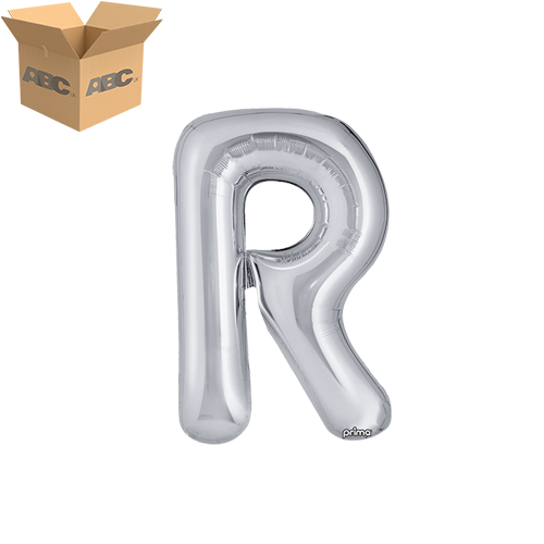 16" Silver Letter R (Case of 50)