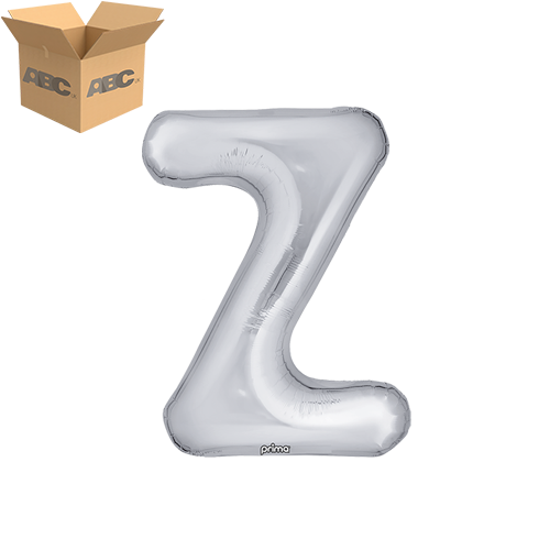 16" Silver Letter Z (Case of 50)