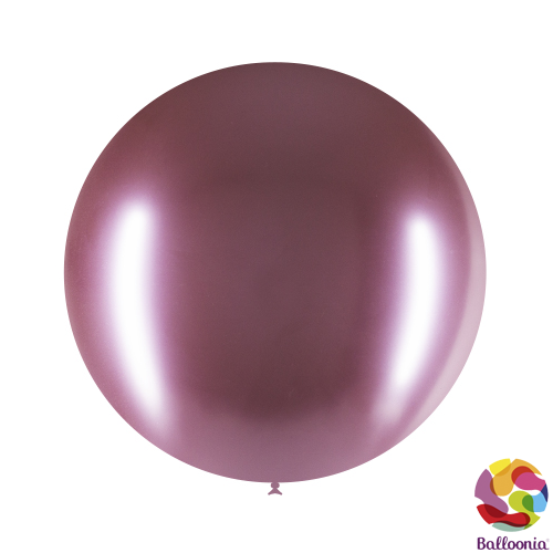 24" (2ft) Round Balloons - Brilliant. Mauve B05 - 2CT - Balloonia