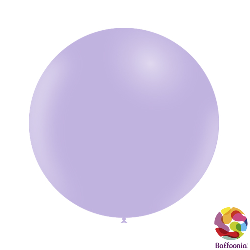 24" (2ft) Round Balloons - Matte. Lavender T03 - 2CT - Balloonia