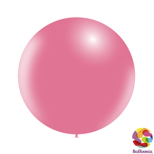 24" (2ft) Round Balloons - Pink P29 - 2CT - Balloonia