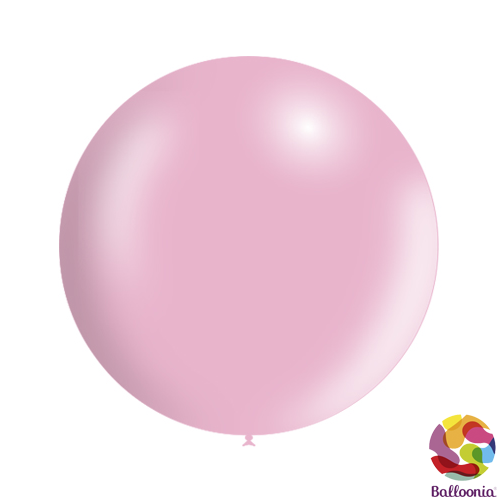 24" (2ft) Round Balloons - Baby Pink M86 - 2CT - Balloonia