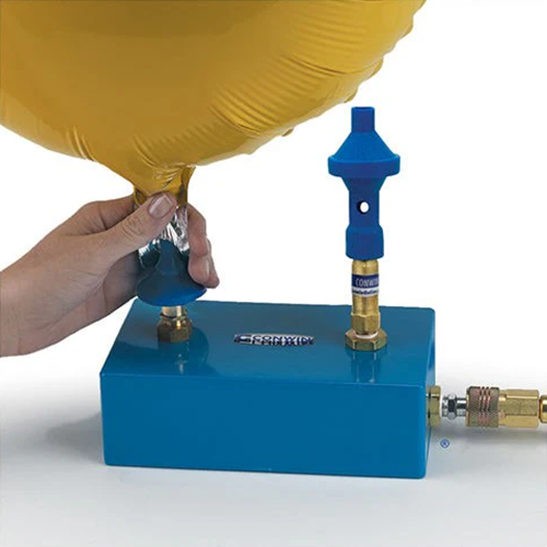 Workstation Countertop Inflator with 60/40 Push Valve