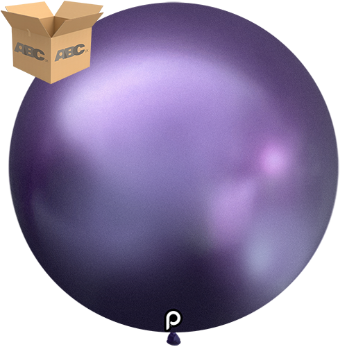 [PL-GPUR-36-25-4-CASE] Glam Purple 36" Round - 4CT  (25 Bags)