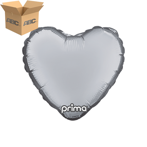 [PF-SVHT-9-50-6-CASE] 9” Silver Heart (Case of 50)