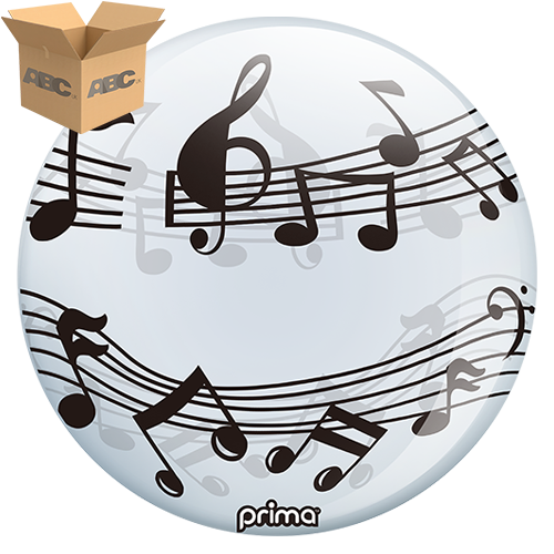 [PS-MUSC-22-50-1-CASE] 20” Musical Notes Sphere (Case of 50)