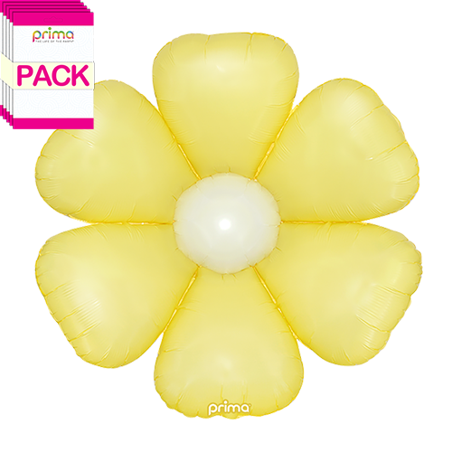 [PS-YDZY-24-50-1-BAND] 24" Air-filled Yellow Daisy (Pack of 5)