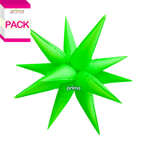 [PD-EGSB-26-50-1-BAND] Electric Green 26" Starburst (Pack of 10)