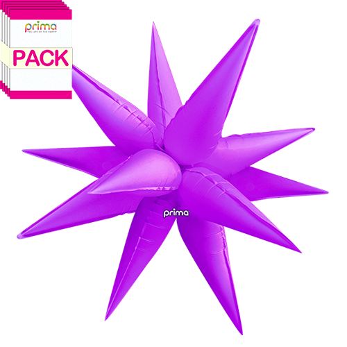 [PD-ERSB-40-50-1-BAND] Electric Purple 40" Starburst (Pack of 10)