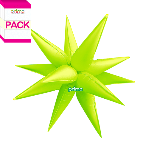 [PD-EYSB-26-50-1-BAND] Electric Yellow 26" Starburst (Pack of 10)