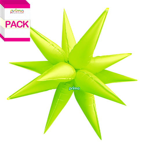 [PD-EYSB-40-50-1-BAND] Electric Yellow 40" Starburst (Pack of 10)