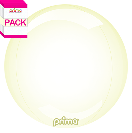 [PS-PEGL-18-50-1-BAND] 18" Yellow Glass Sphere (Pack of 10)