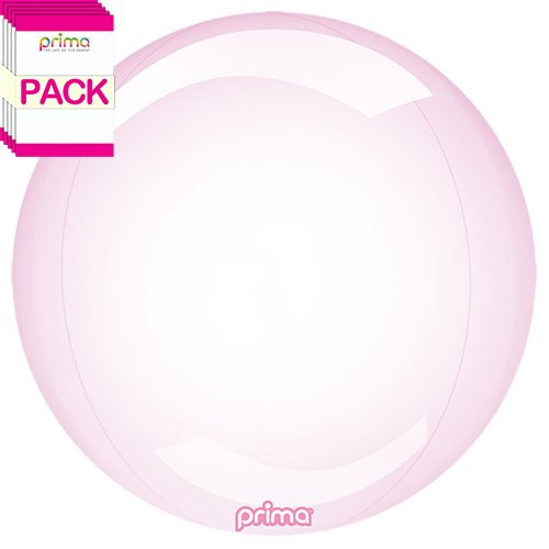 [PS-PKGL-24-50-1-BAND] 20" Pink Glass Sphere (Pack of 10)