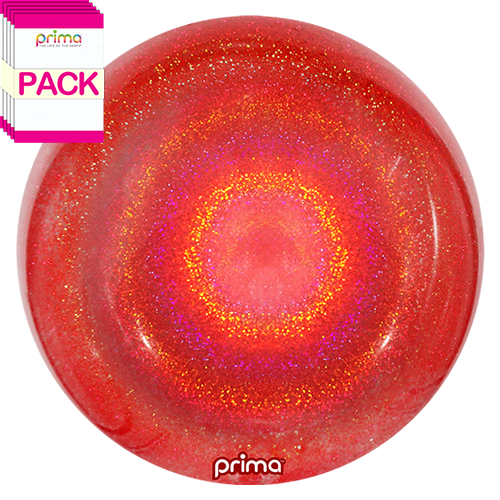 [PS-BGGL-22-50-1-BAND] 20” Red Glitter Sphere (Pack of 10)