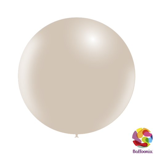 [2FTP42*2] 24" (2ft) Round Balloons - Nude P42 - 2CT - Balloonia